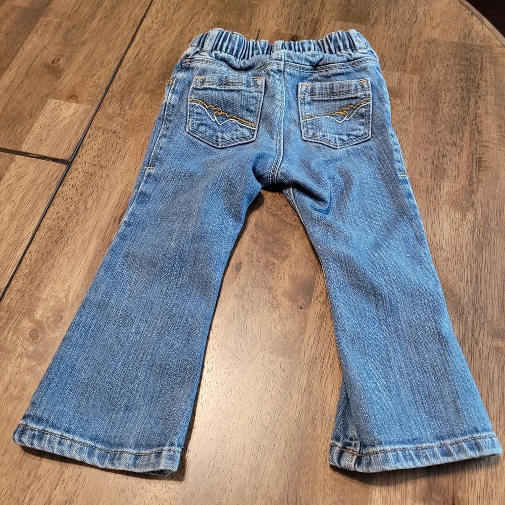 Old‎ Navy Boys toddler Boot Cut Semi Evase adjustable jeans size 2T Medium Wash